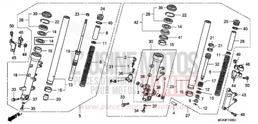 GABEL, VORNE GL18008 de 2008
